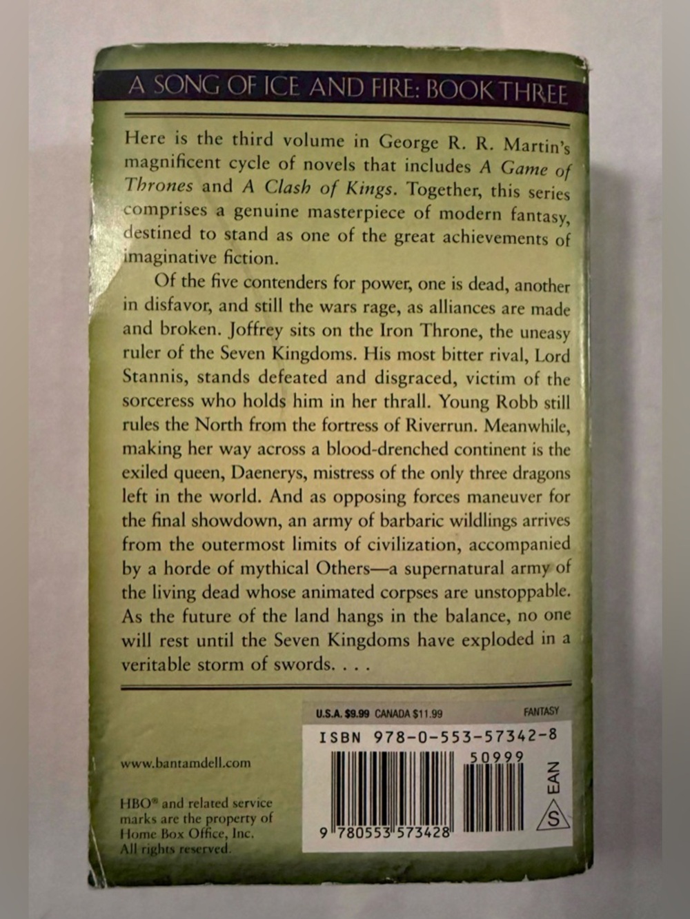 A Storm of Swords Paperback Book George RR Martin - Picture 2 of 10